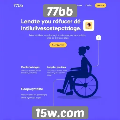 Acessibilidade e usabilidade no site 77bb